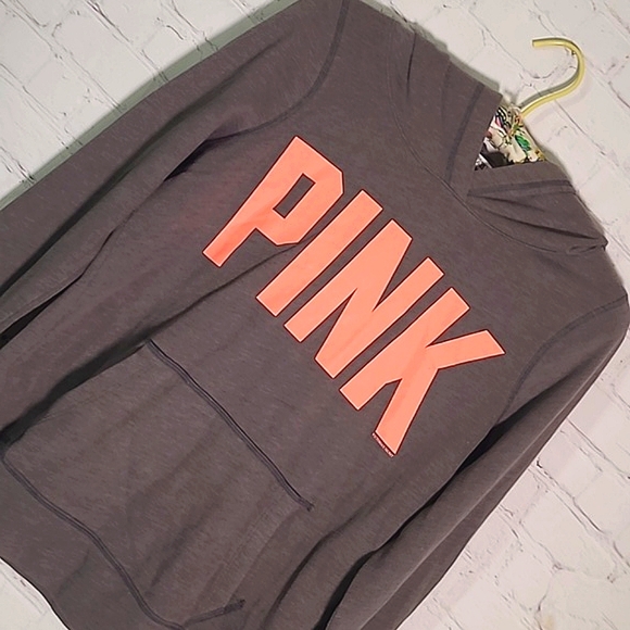 2012 Victoria's Secret PINK Logo Spellout Lightweight Pullover Sweater Womens S - Picture 5 of 16